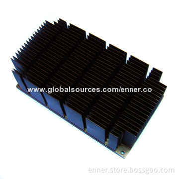 Chipset Heatsink with Mill Finishing, Anodizing and Powder Coating Surface Treatment